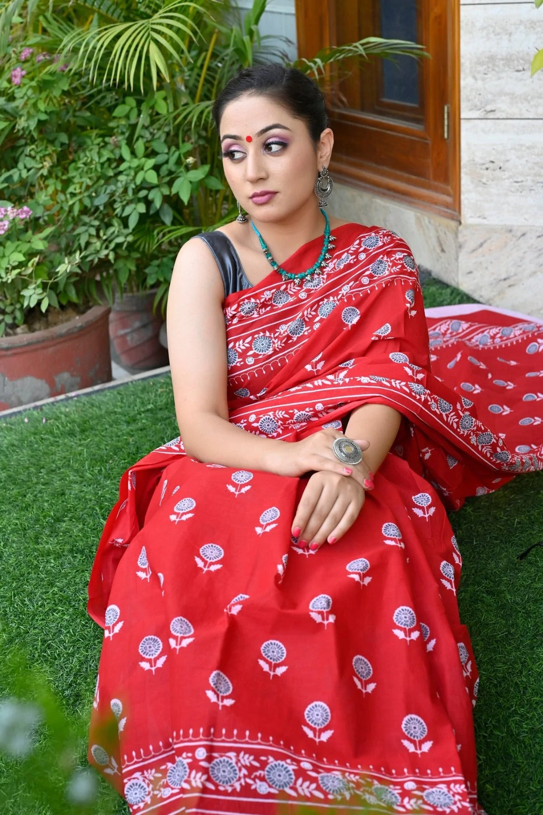 Jaipuri Printed Cotton Mulmul Sarees ❣️