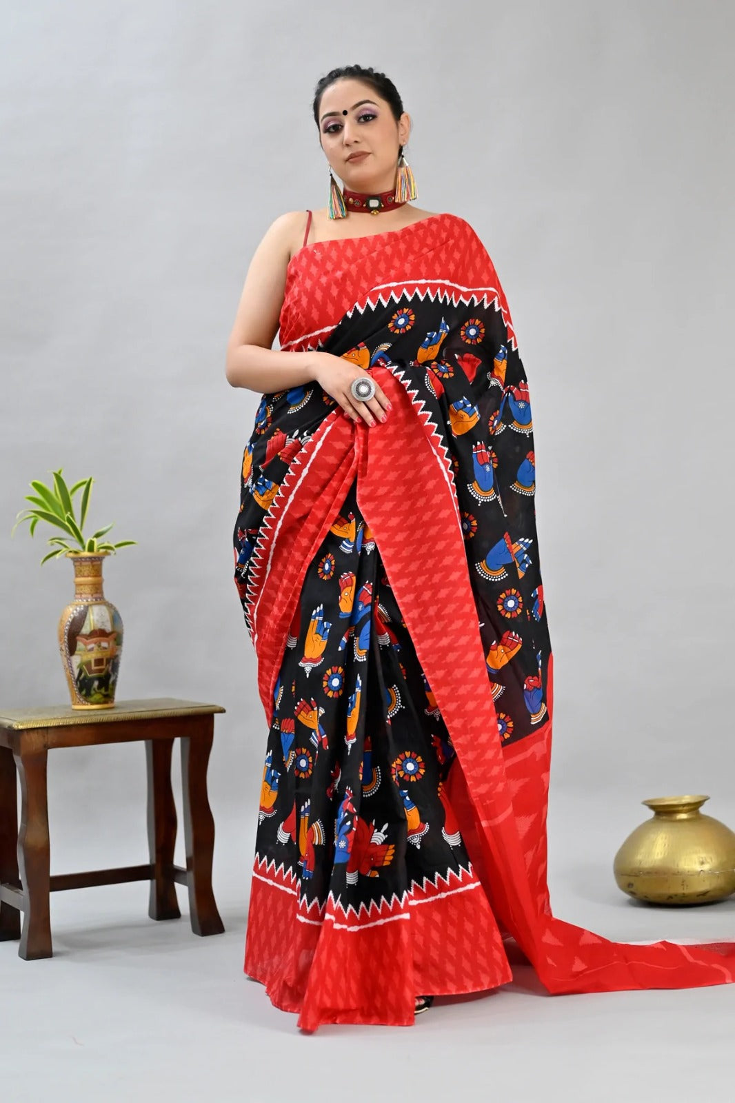 Jaipuri Printed Cotton Mulmul Sarees ❣️